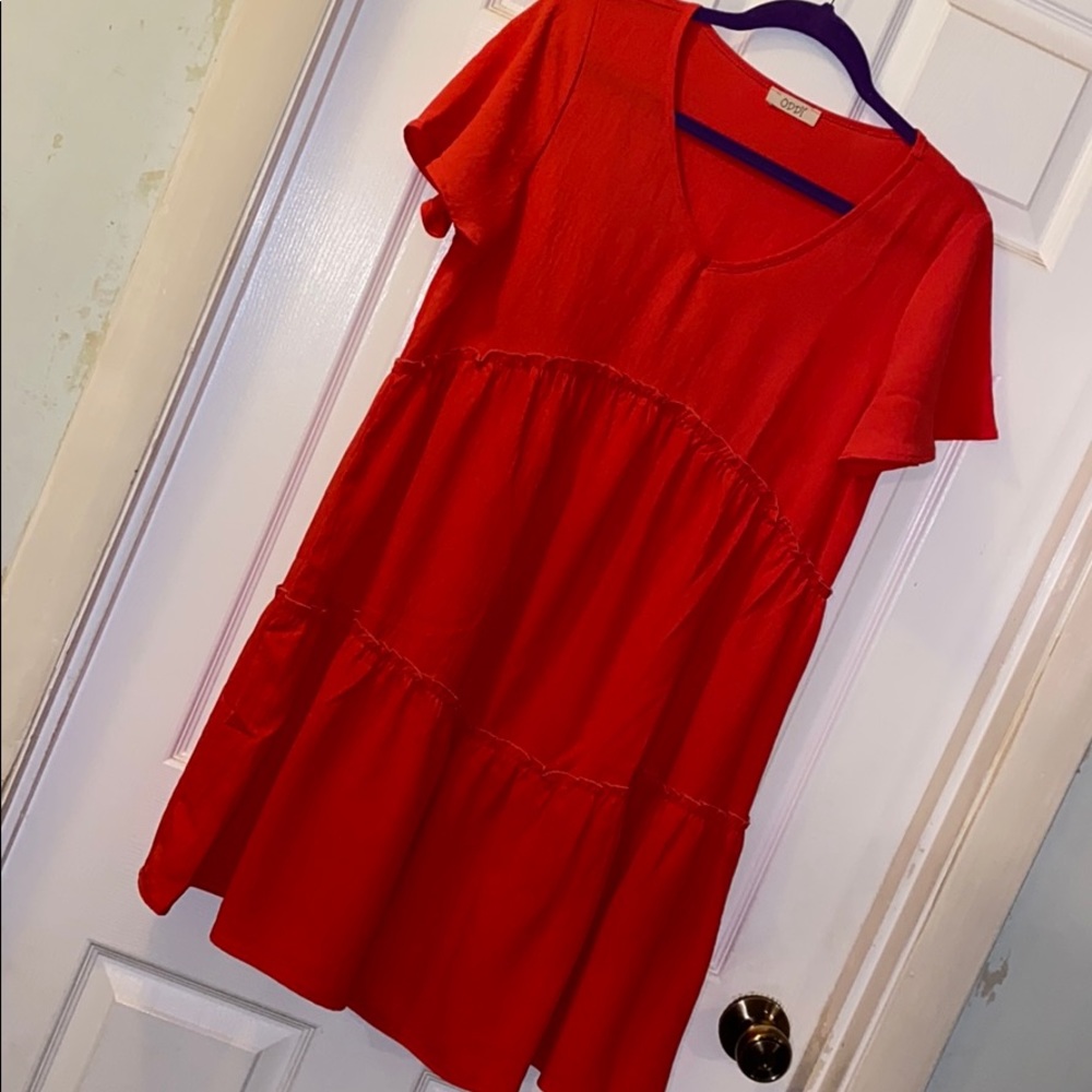 Oddy Summer Tiered Dress